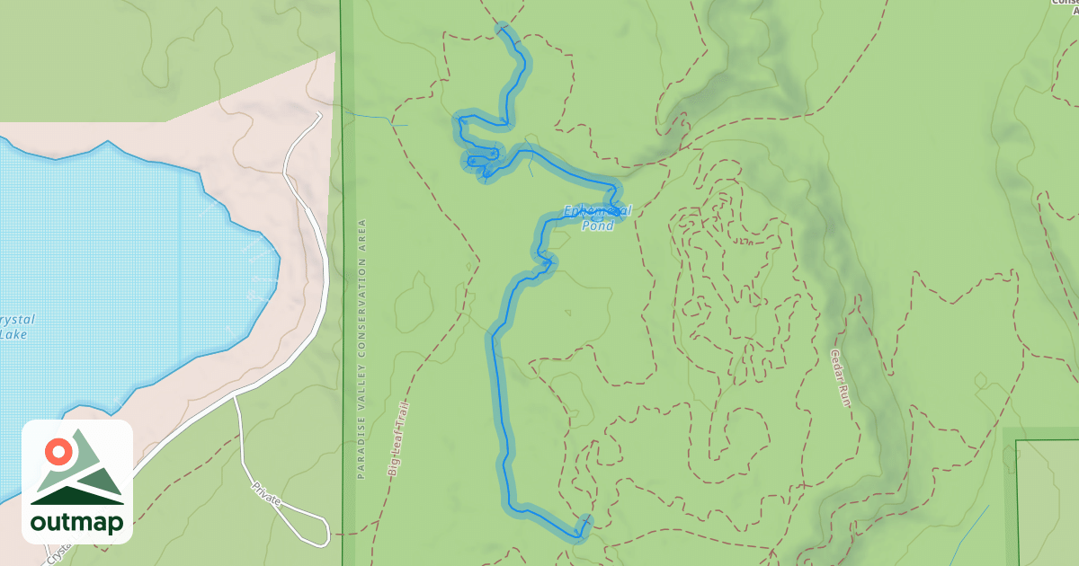 Map of Ephemeral Trail