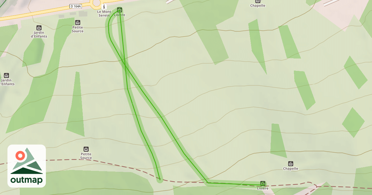 Map of La Lisière