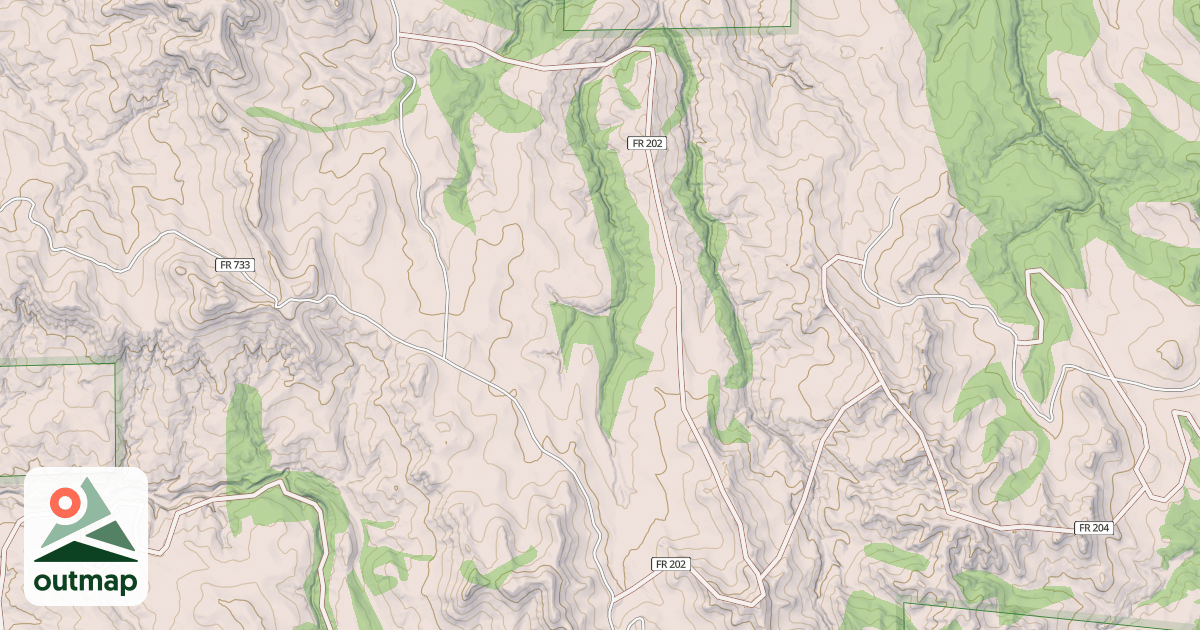 Map of USFS Motor Vehicle Use Map Trails 481748010602