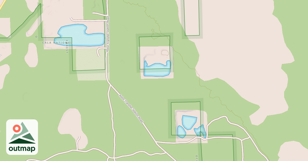 Map of ASTOR TRANFER STATION ROAD