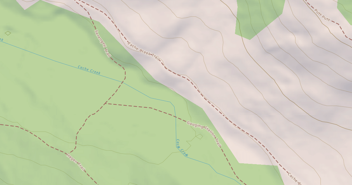 Map preview of Cache Creek Snow