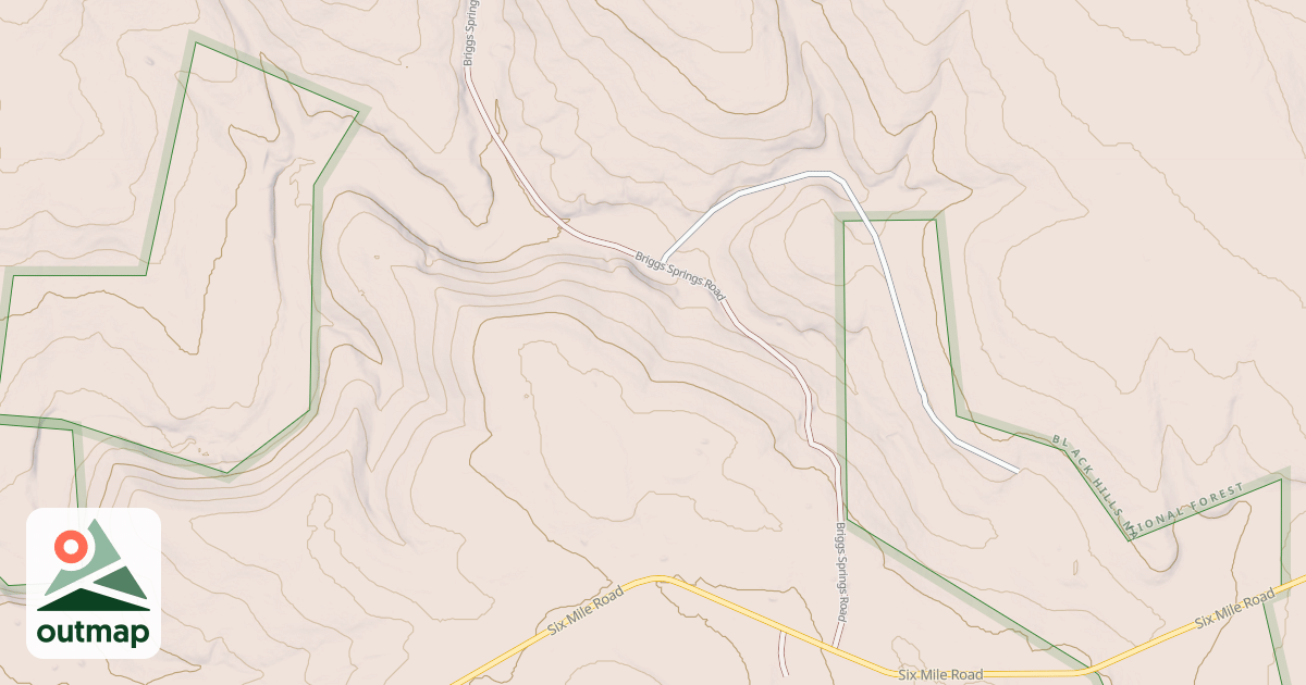 Map of BRIGGS SPRING