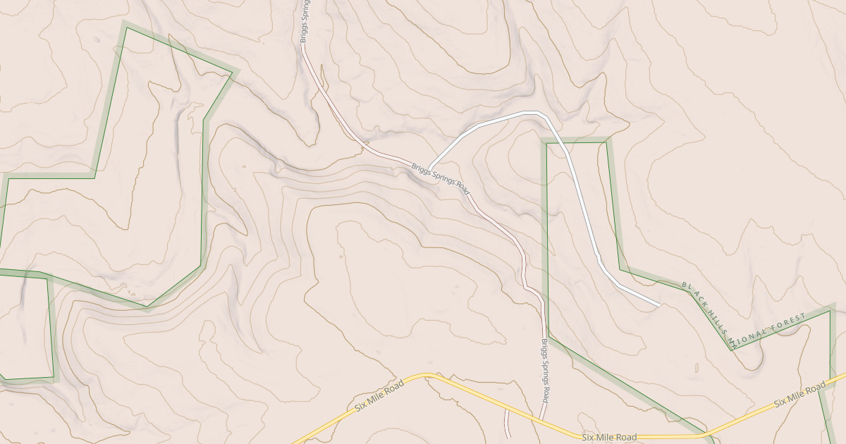 Map preview of BRIGGS SPRING