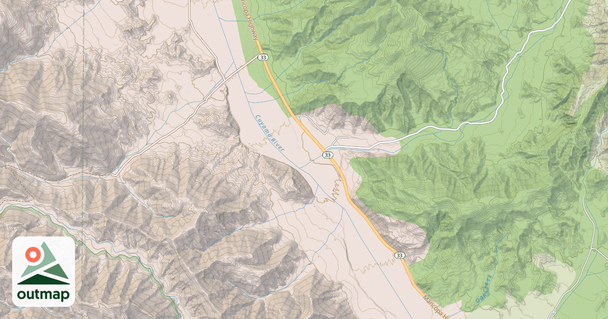 Map of USFS Motor Vehicle Use Map Trails 6851