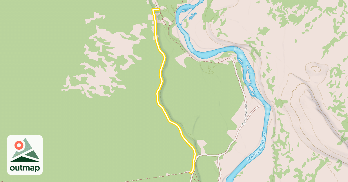 Map of Down River Loop