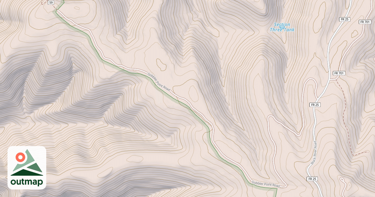 Map of GOBLER POINT