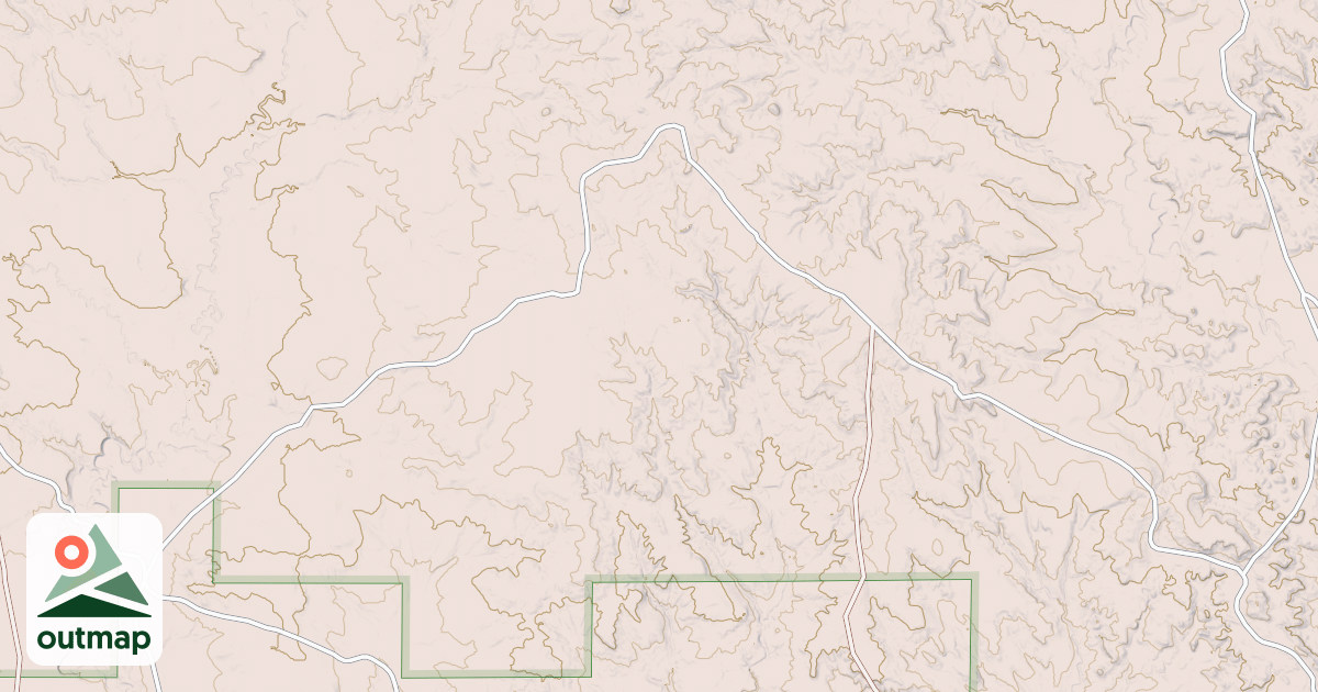 Map of EAST BILL/COW CREEK ROAD