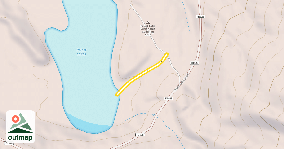Map of South Lake Connector