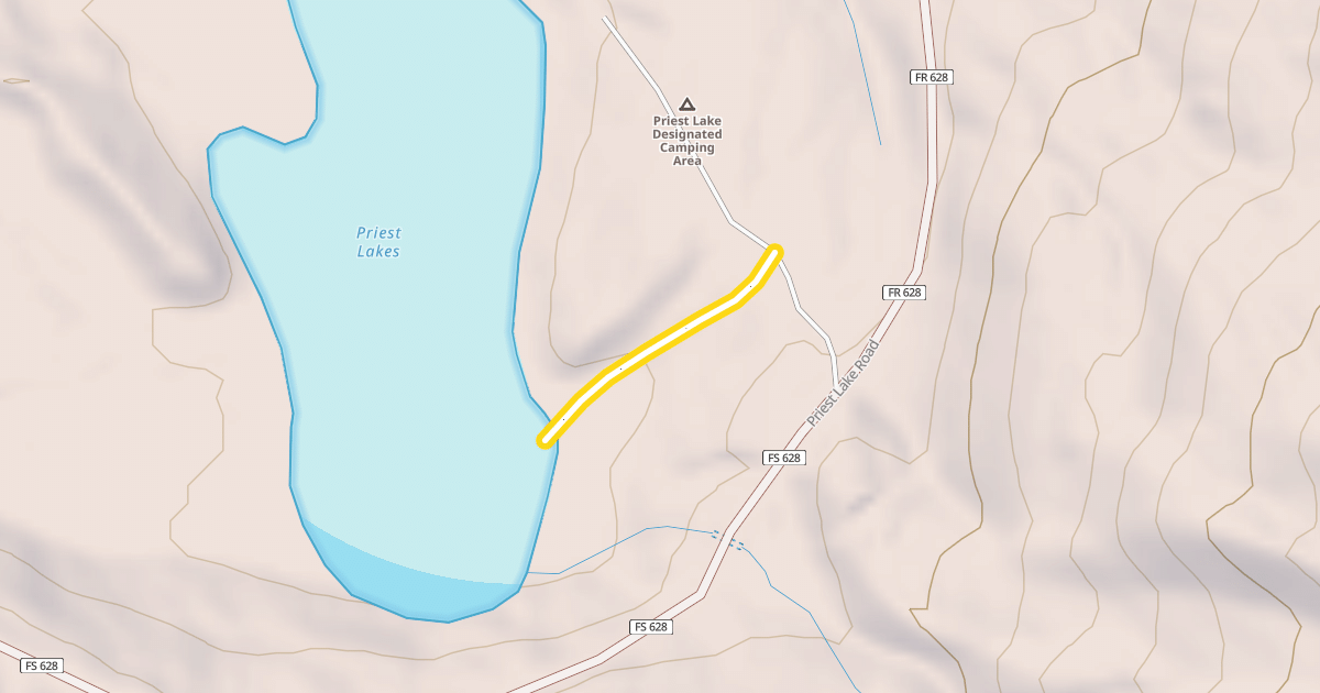 Map preview of South Lake Connector