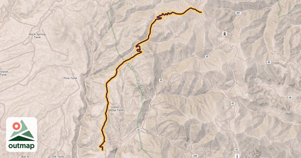Map of Maverick Trail #368