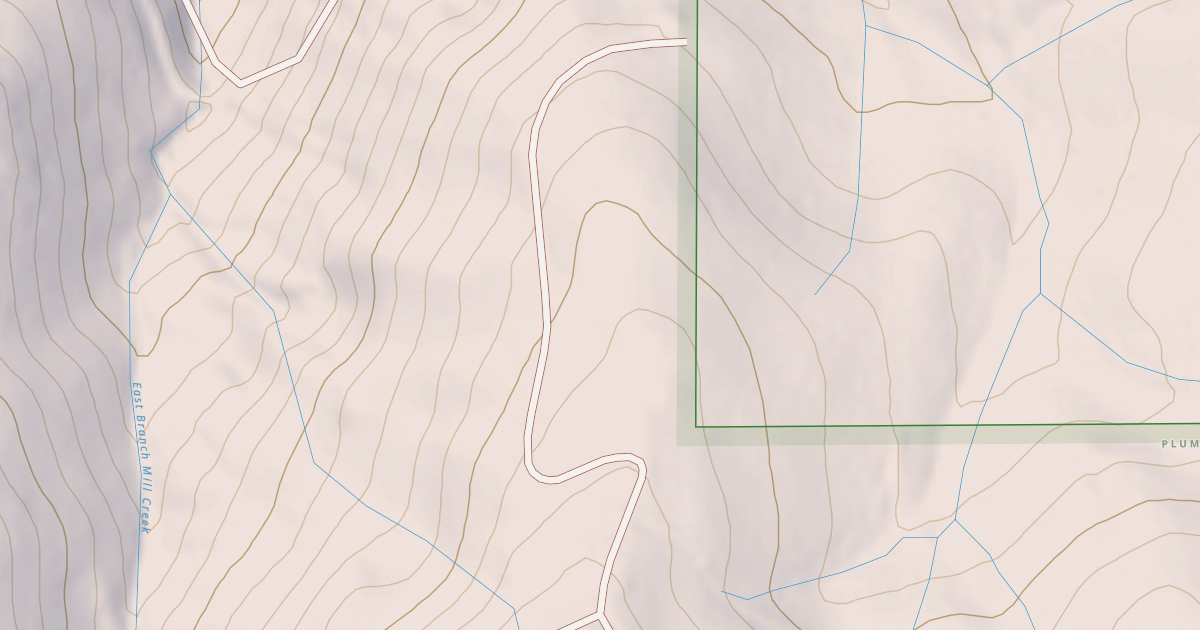 Map preview of CLAREMONT SPUR