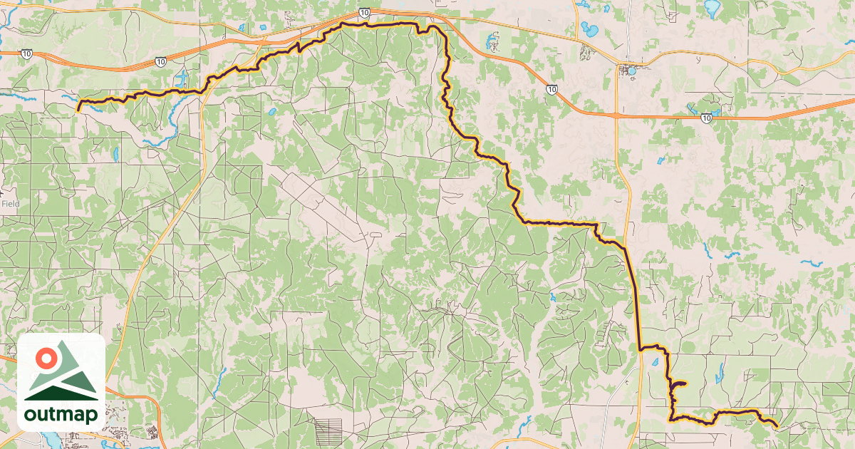 Map of Florida Trail