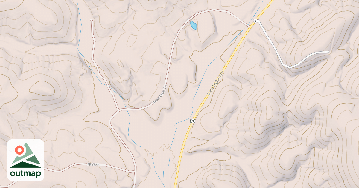 Map of TRACE CREEK