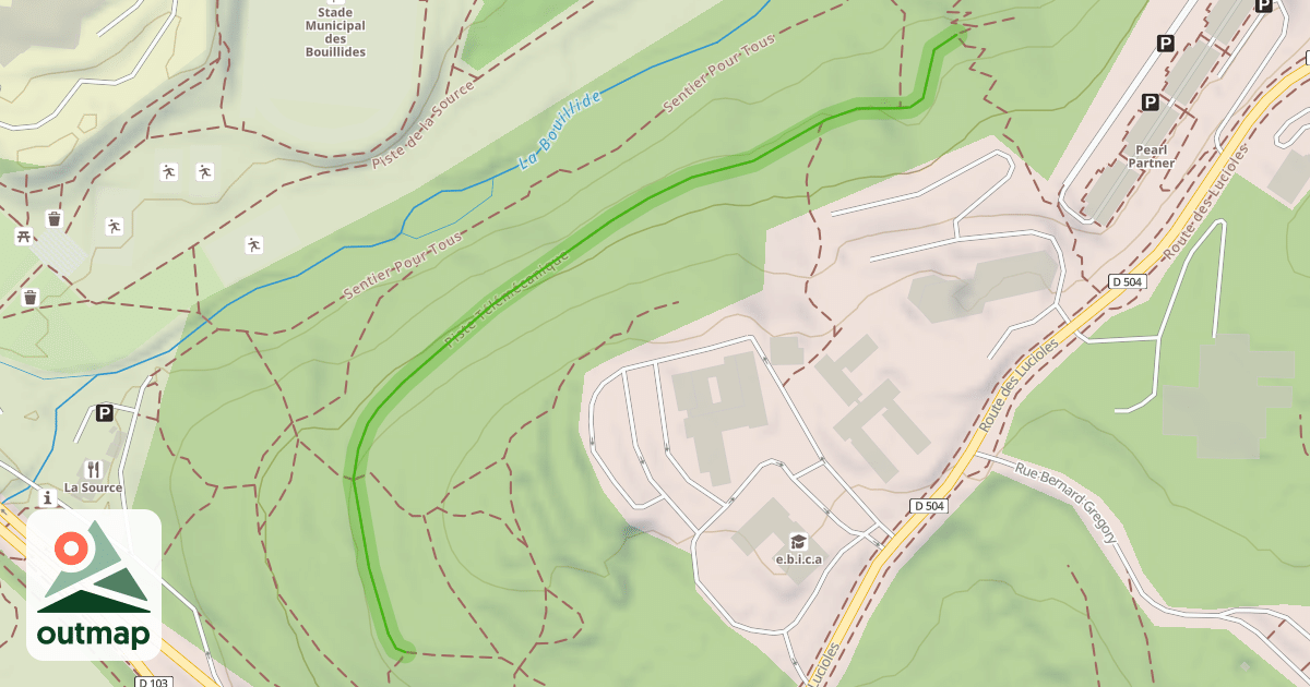 Map of Piste Télémécanique
