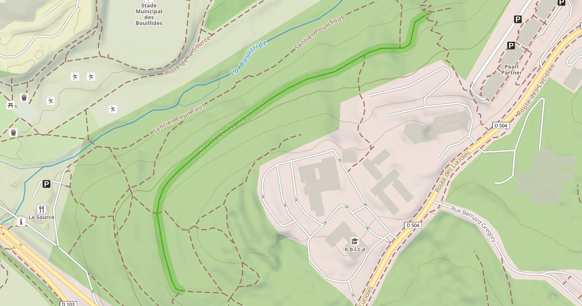 Map preview of Piste Télémécanique