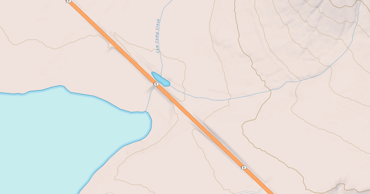 Map preview of COW CAMP ACCESS RD