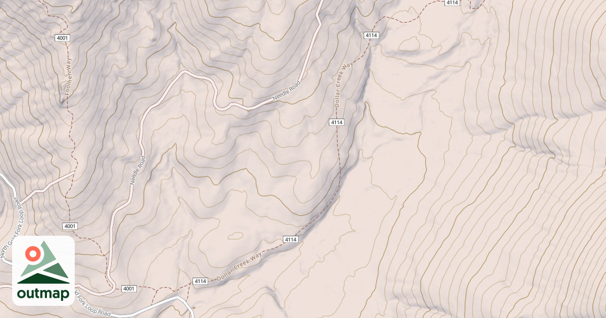 Map of Dollar Creek Way