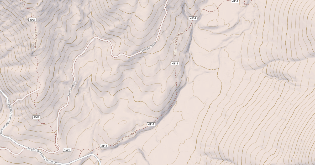 Map preview of Dollar Creek Way