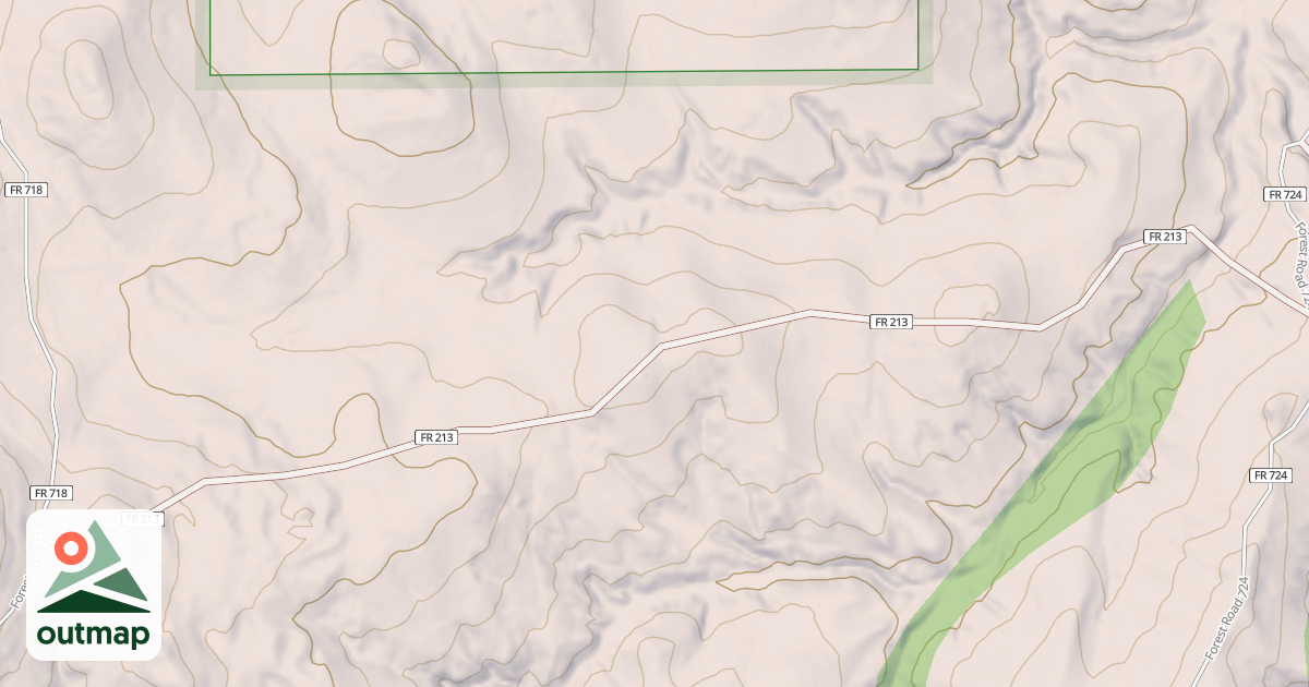 Map of USFS Motor Vehicle Use Map Trails 481756010602