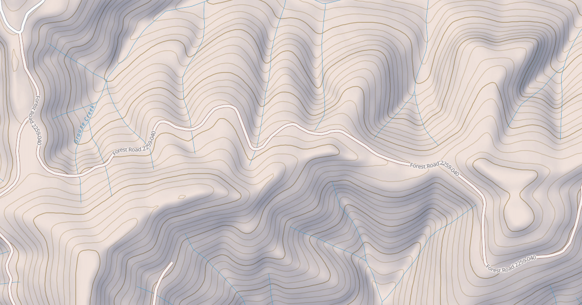 Map preview of USFS National Forest System Roads {E24A0F46-D847-4A2F-A317-B9B313C85D60}