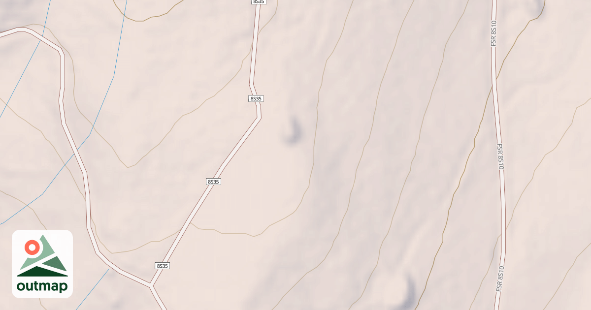 Map of BONERIDGE T1