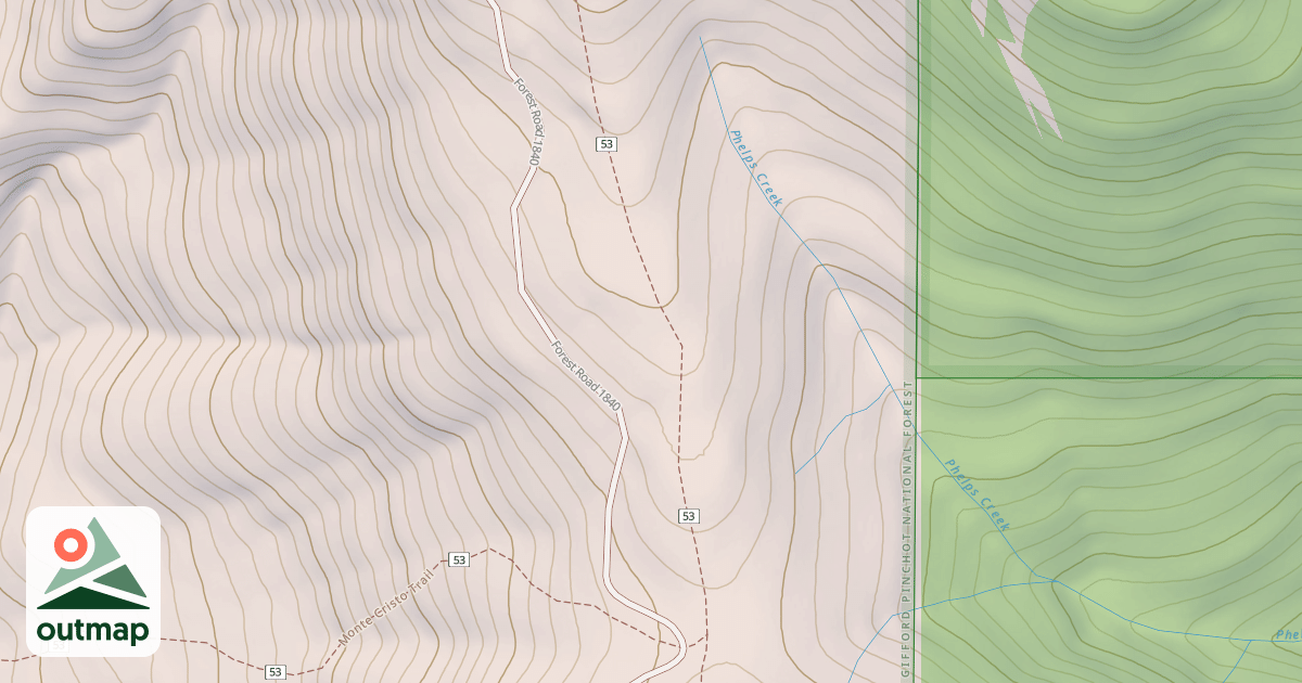 Map of N557C PADDLE