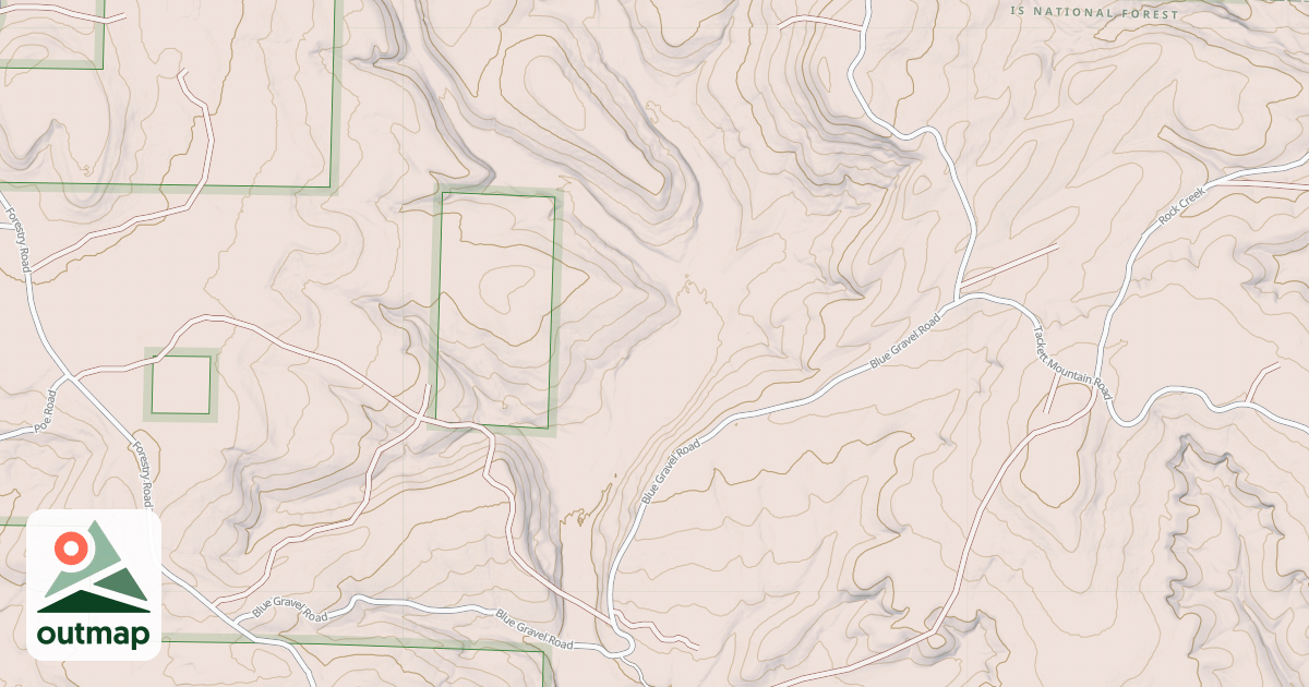 Map of USFS Motor Vehicle Use Map Roads {2FA125D1-6866-40B0-B450-3630AAAA9218}