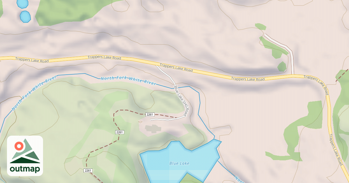 Map of BLUE LAKE S H G
