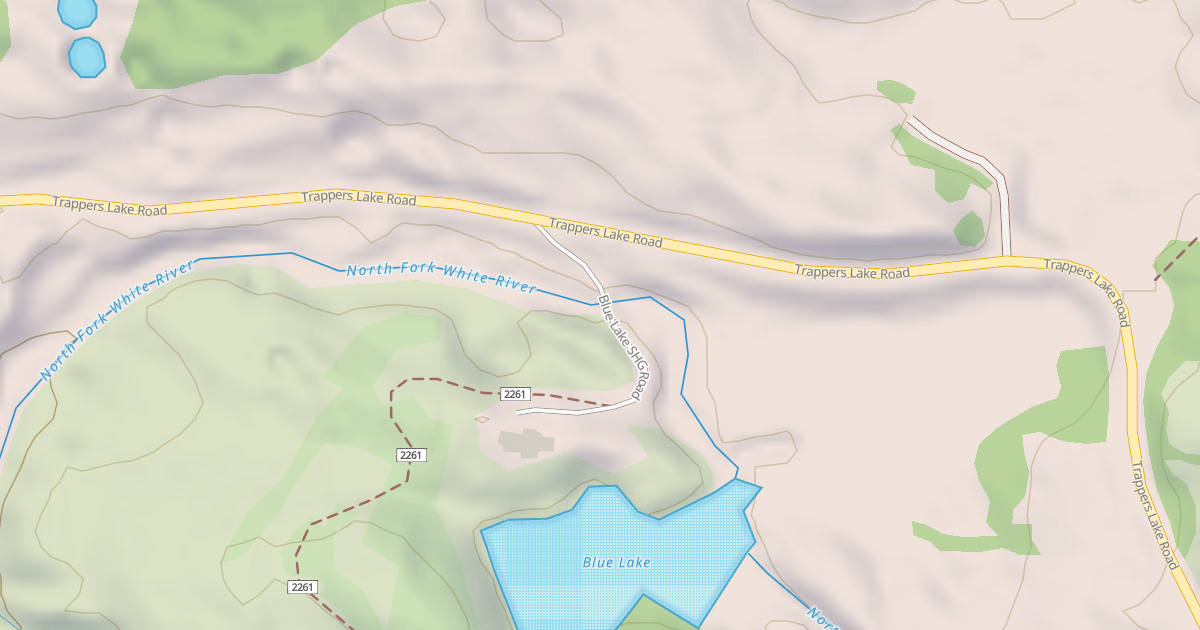 Map preview of BLUE LAKE S H G