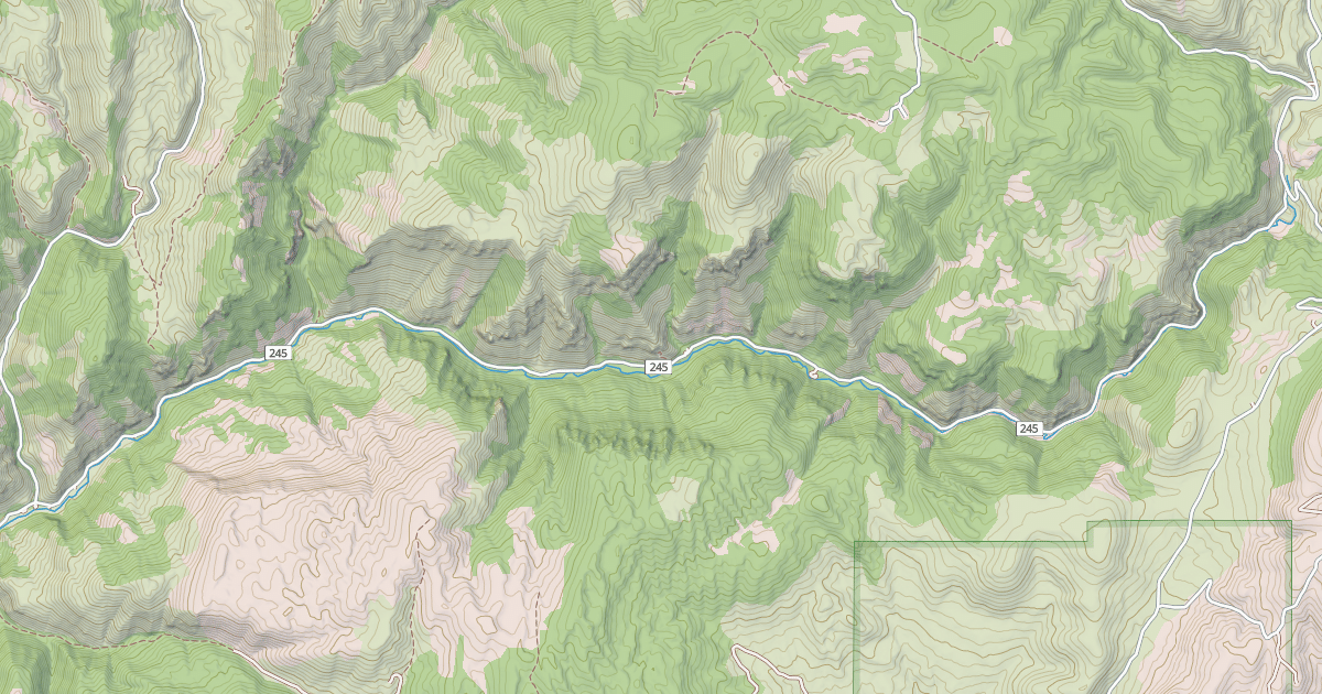 Map preview of LEFT HAND FORK 4X4