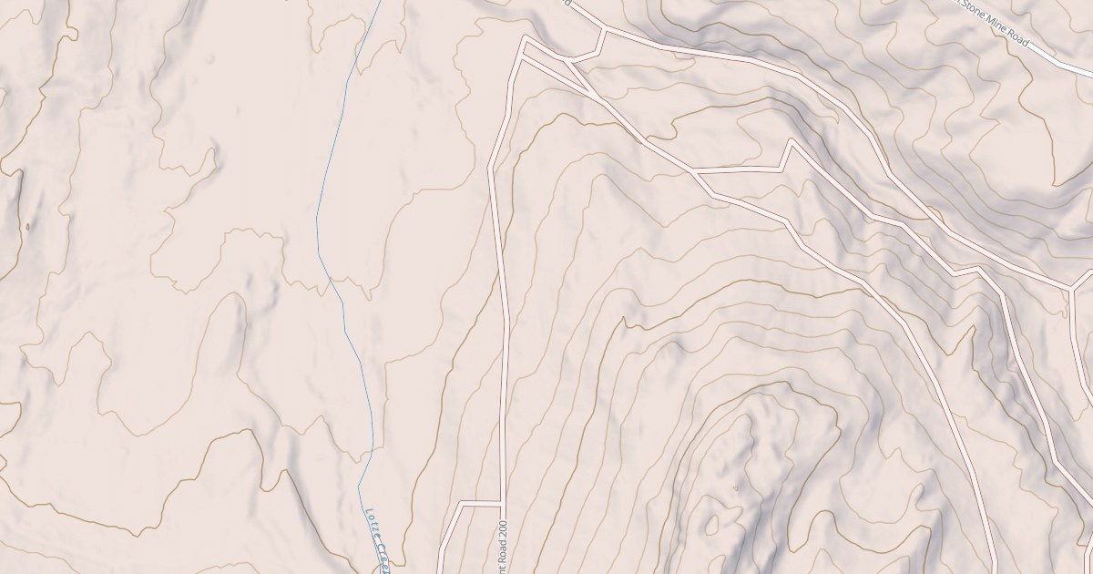Map preview of LOTZE CREEK RD
