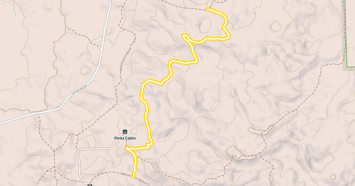 Map preview of Mountain Bike Trail