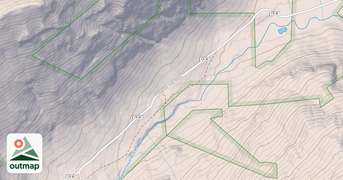 Map of County Road 30