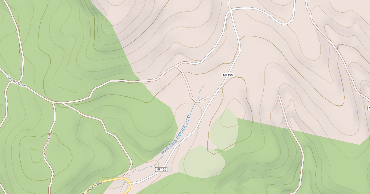 Map preview of USFS National Forest System Roads {073DDD71-03FA-49B3-815E-7BC70B805A68}