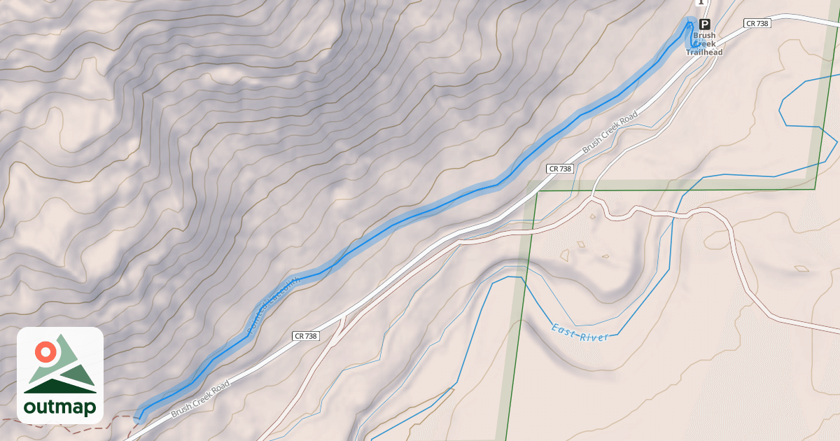 Map of Pointed Laccolith