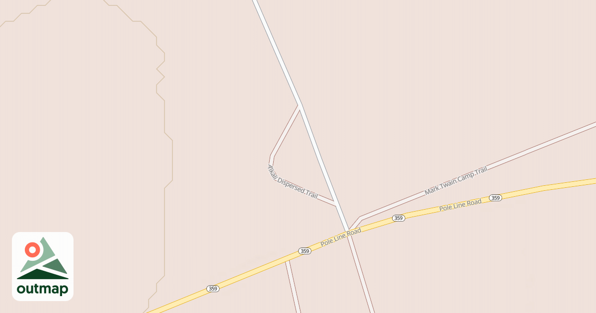 Map of ALKALI DISP