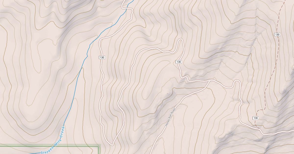 Map preview of Honey Run