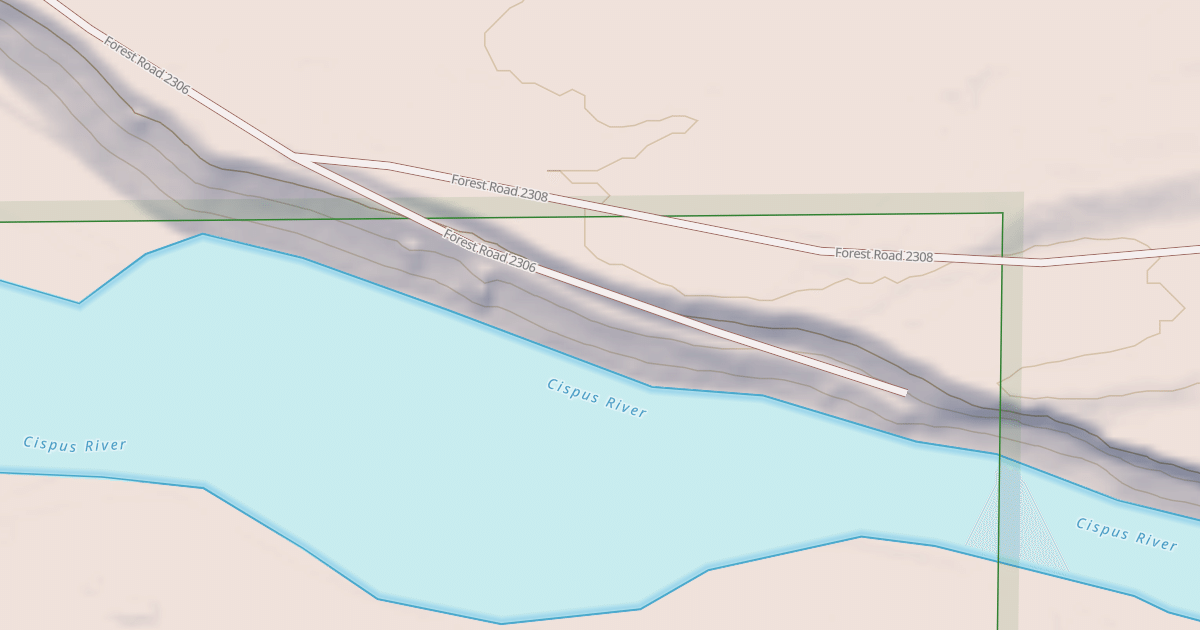 Map preview of CISPUS VALLEY