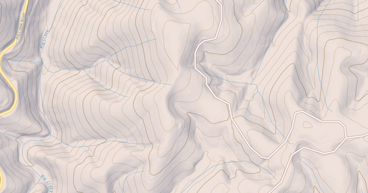 Map preview of BIG CR. TIE SPUR