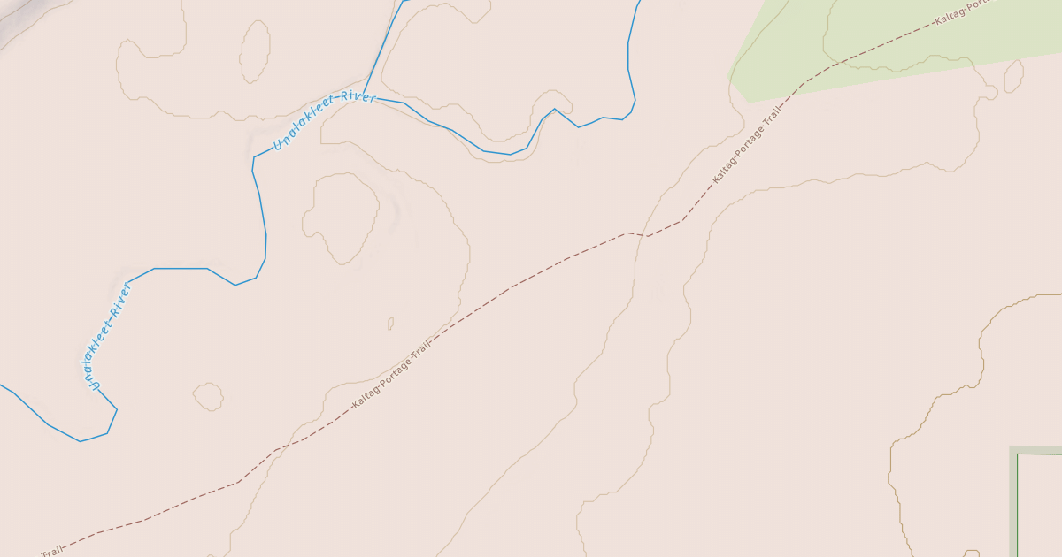 Map preview of Iditarod National Historic Trail