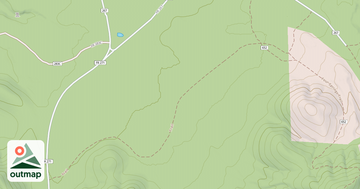 Map of USFS National Forest System Roads {69580730-E995-42B2-8D40-76F22FCCA016}