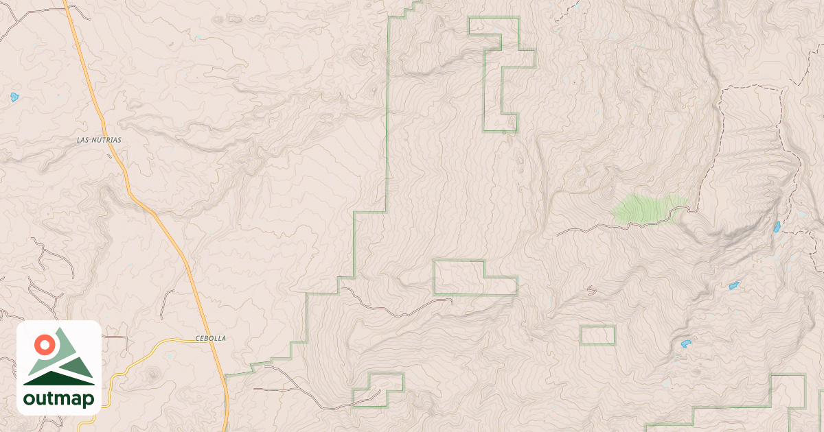 Map of TROUT LAKES RD.