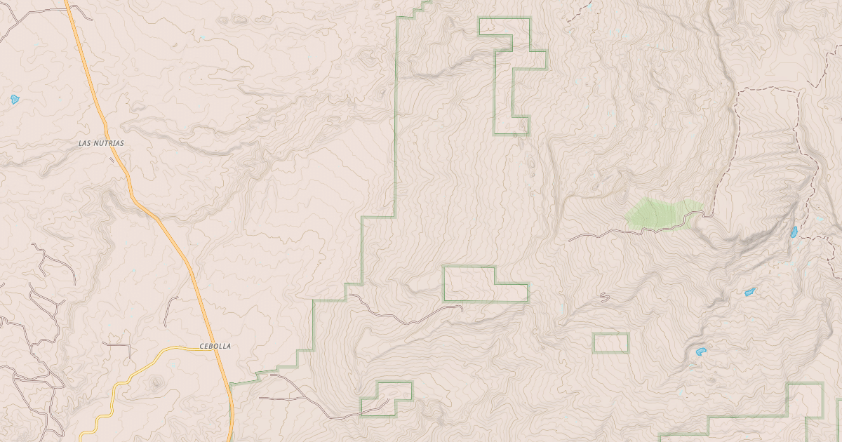 Map preview of TROUT LAKES RD.