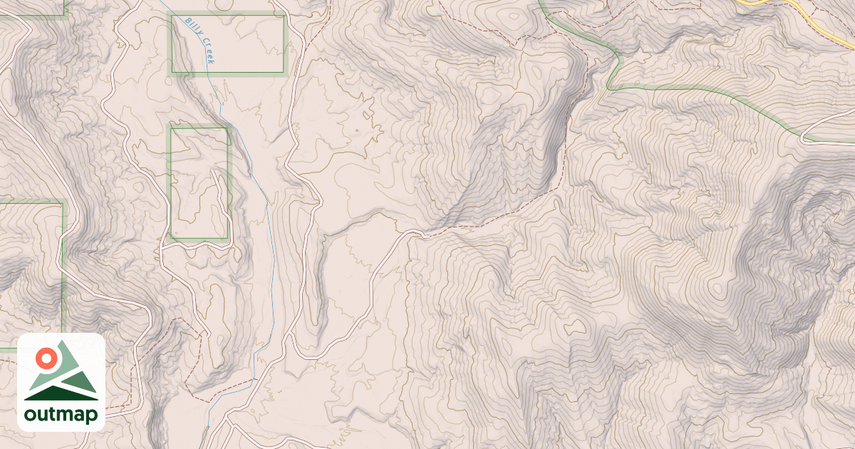 Map of BILLY CREEK