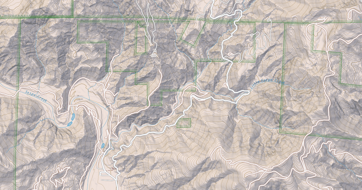 Map preview of SQUAW FLAT