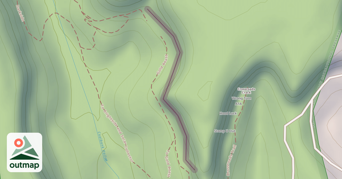 Map of Gold Coast