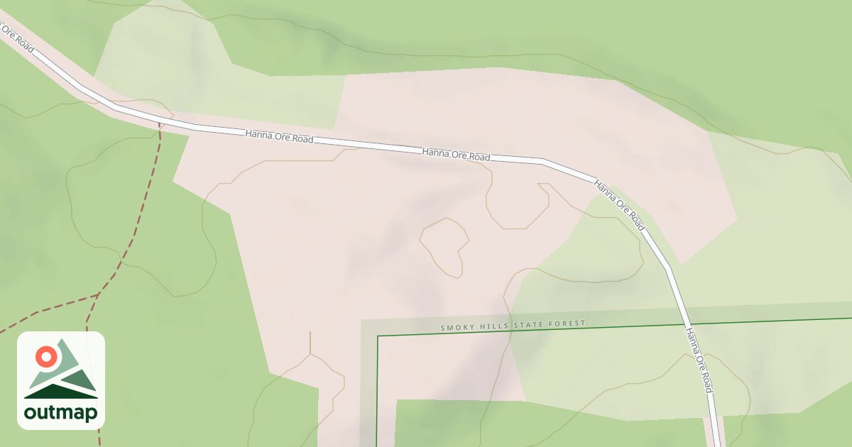 Map of Smoky Hills