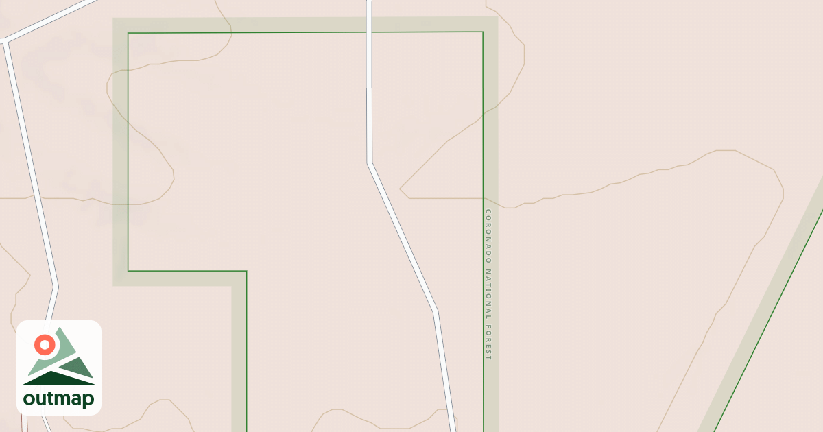 Map of POST CANYON