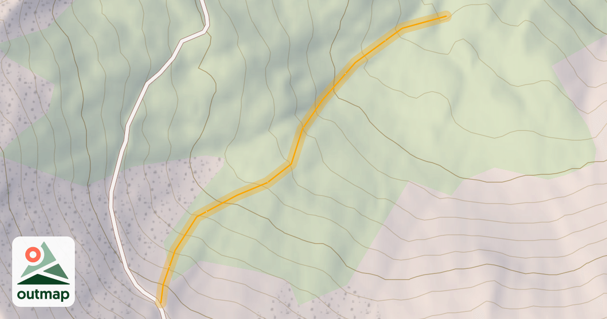 Map of Eterlou Hors Piste