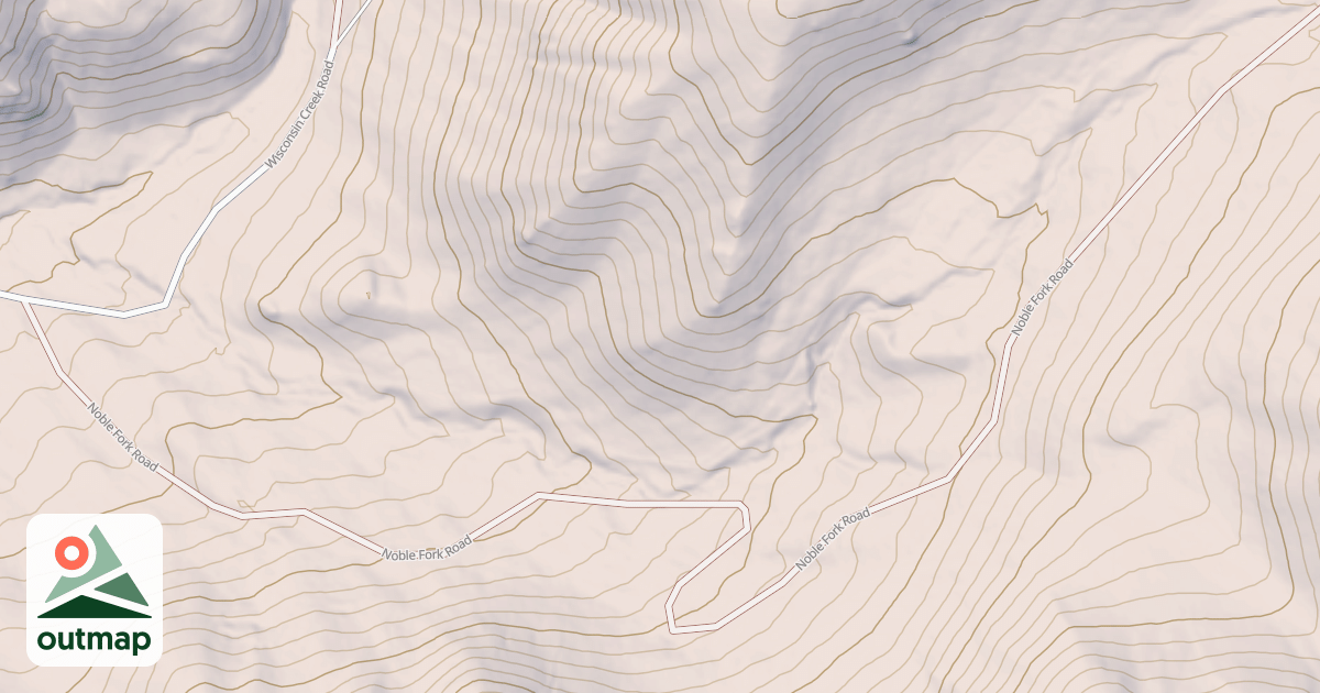 Map of BLM National GTLF Public Motorized Roads 509fe7a0-e7f7-4742-a9b9-d061f219a40f
